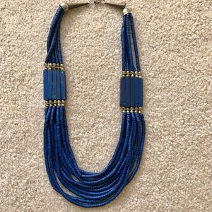 Blue & Gold Necklace